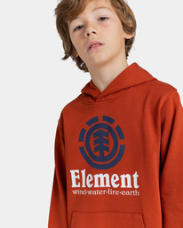 4 Vertical - Sudadera con Capucha para Chicos 8-16 Naranja ELBSF00106 Element