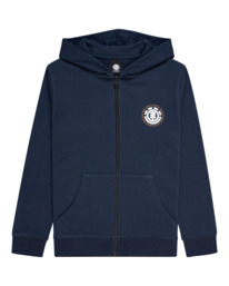 element, Seal - Sudadera con Capucha y Cremallera para Chicos 8-16, ECLIPSE NAVY (ecn) Seal - Zip-Up Hoodie for Boys 8-16 ELBSF00108