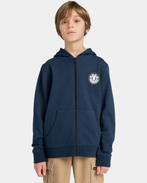 2 Seal - Sweat à capuche zippé pour Garçon 8-16 ans Bleu ELBSF00108 Element