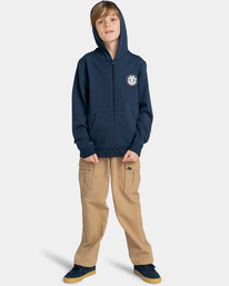 5 Seal - Sweat à capuche zippé pour Garçon 8-16 ans Bleu ELBSF00108 Element