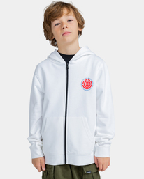 2 Seal - Hoodie met Rits voor Jongens 8-16 White ELBSF00108 Element