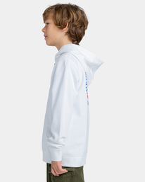 3 Seal - Hoodie met Rits voor Jongens 8-16 White ELBSF00108 Element