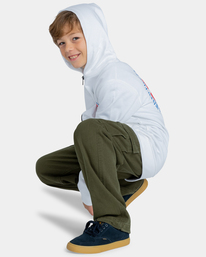 5 Seal - Zip-Up Hoodie for Boys 8-16 White ELBSF00108 Element