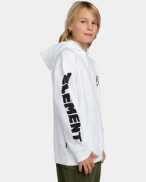 3 Nocturnal Cobra - Sweat à capuche pour Garçon 8-16 ans Blanc ELBSF00112 Element