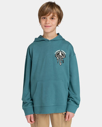 2 Element x Timber Angry Clouds - Hoodie for Boys 8-16 Blue ELBSF00115 Element