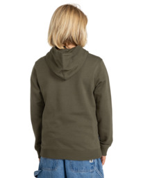 6 Vertical - Hoodie for Boys 8-16 Green ELBSF00124 Element