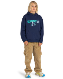 5 Van - Sweat à capuche pour Garçon 8-16 ans Bleu ELBSF00125 Element