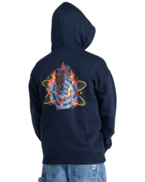 4 Galactica - Sweat à capuche pour Garçon 8-16 ans Bleu ELBSF00138 Element