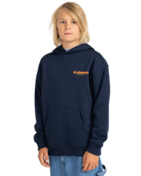 2 Galactica - Sweat à capuche pour Garçon 8-16 ans Bleu ELBSF00138 Element