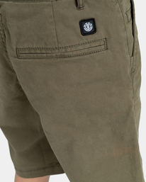 4 Howland Classic - Chino Short voor Jongens 8-16 Brown ELBWS00100 Element