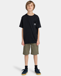 5 Howland Classic - Chino Shorts for Boys 8-16 Brown ELBWS00100 Element