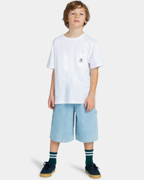 5 Worker Denim - Workwear Shorts for Boys 8-16 Blue ELBWS00106 Element