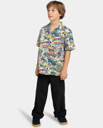 5 Thalweg - Short Sleeve Shirt for Boys 8-16 Beige ELBWT00102 Element