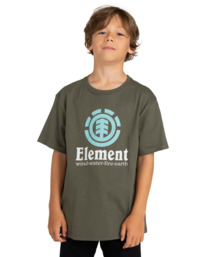 2 Vertical - T-shirt pour Garçon 8-16 ans Vert ELBZT00107 Element
