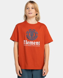 2 Vertical - T-Shirt for Boys 8-16 Orange ELBZT00107 Element