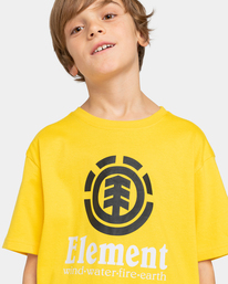 3 Vertical - T-shirt pour Garçon 8-16 ans Jaune ELBZT00107 Element