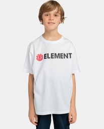 2 Blazin - T-Shirt für Jungen 8-16 Weiss ELBZT00109 Element