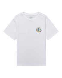 element, Booboo Icon - Camiseta para Chicos 8-16, OPTIC WHITE (wbb0) Booboo Icon - T-Shirt for Boys 8-16 ELBZT00111