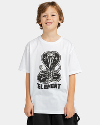 2 Nocturnal Cobra - T-Shirt für Jungen 8-16 Weiss ELBZT00120 Element