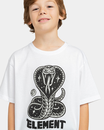 3 Nocturnal Cobra - T-Shirt for Boys 8-16 White ELBZT00120 Element