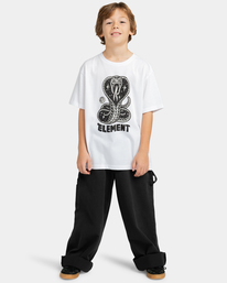 4 Nocturnal Cobra - T-shirt pour Garçon 8-16 ans Blanc ELBZT00120 Element