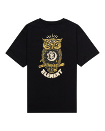element, Nocturnal Howl - Maglietta da Ragazzo 8-16, FLINT BLACK (fbk) Nocturnal Howl - T-Shirt for Boys 8-16 ELBZT00121