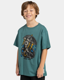 2 Element x Timber Inside Weather - T-Shirt for Boys 8-16 Blue ELBZT00124 Element