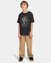 4 Element x Timber Inside Weather - T-Shirt for Boys 8-16 Black ELBZT00124 Element