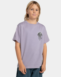 2 Element x Timber Angry Clouds - T-Shirt for Boys 8-16 Purple ELBZT00125 Element