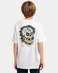 6 Element x Timber Angry Clouds - T-shirt pour Garçon 8-16 ans Blanc ELBZT00125 Element