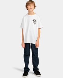 5 Element x Timber Angry Clouds - T-Shirt for Boys 8-16 White ELBZT00125 Element