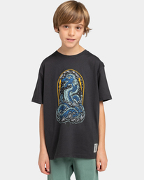 2 Element x Timber From The Deep - T-shirt pour Garçon 8-16 ans Noir ELBZT00126 Element