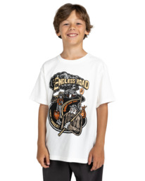 2 Great Outdoor - T-shirt pour Garçon 8-16 ans Blanc ELBZT00149 Element