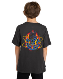 6 Galactica - Camiseta para Chicos 8-16 Negro ELBZT00165 Element