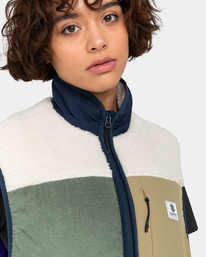4 Lake Crop - Sherpa Vest for Women  ELJJK00110 Element