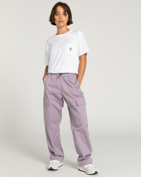 5 Basic Pocket - Maglietta da Donna White ELJKT00101 Element