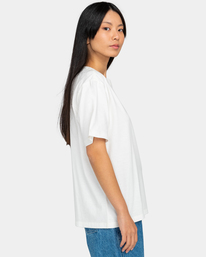 3 Basic Pocket - T-shirt pour Femme Blanc ELJKT00101 Element