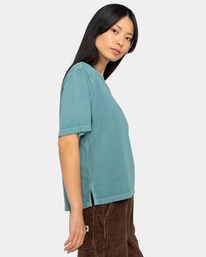 3 Basic Pigment - T-Shirt for Women Blue ELJKT00102 Element