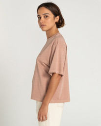 3 Basic Pigment - Camiseta para Mujer Marron ELJKT00102 Element