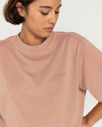 4 Basic Pigment - T-shirt pour Femme Marron ELJKT00102 Element