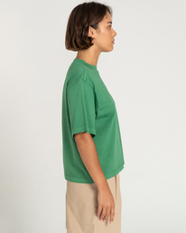 3 Basic Pigment - T-shirt pour Femme Vert ELJKT00102 Element