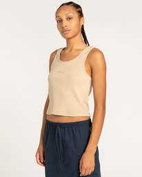 3 Yarnhill - Crop top pour Femme Rouge ELJKT00104 Element