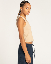 4 Yarnhill - Crop top pour Femme Rouge ELJKT00104 Element