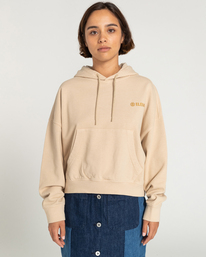 element, Logo - Sudadera con Capucha para Mujer, OXFORD TAN (oxo) Logo - Hoodie for Women ELJSF00102
