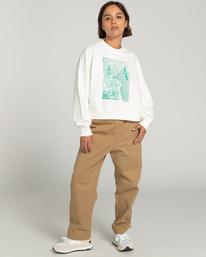 4 Summer - Sweatshirt for Women White ELJSF00105 Element