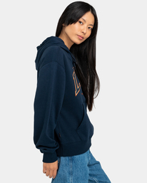 3 Lmnt - Hoodie for Women Blue ELJSF00116 Element