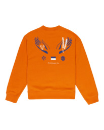 1 Face - Sweat pour Femme Orange ELJSF00120 Element