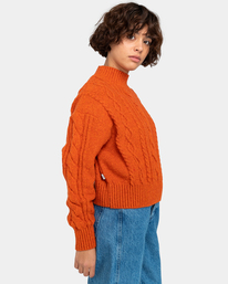 3 Lenore - Jumper for Women Orange ELJSW00101 Element