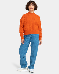5 Lenore - Jumper for Women Orange ELJSW00101 Element