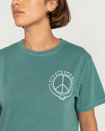 4 Peace - T-shirt pour Femme Bleu ELJZT00109 Element